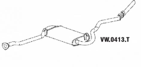 SILENC TRAS SAVEIRO VW0413T